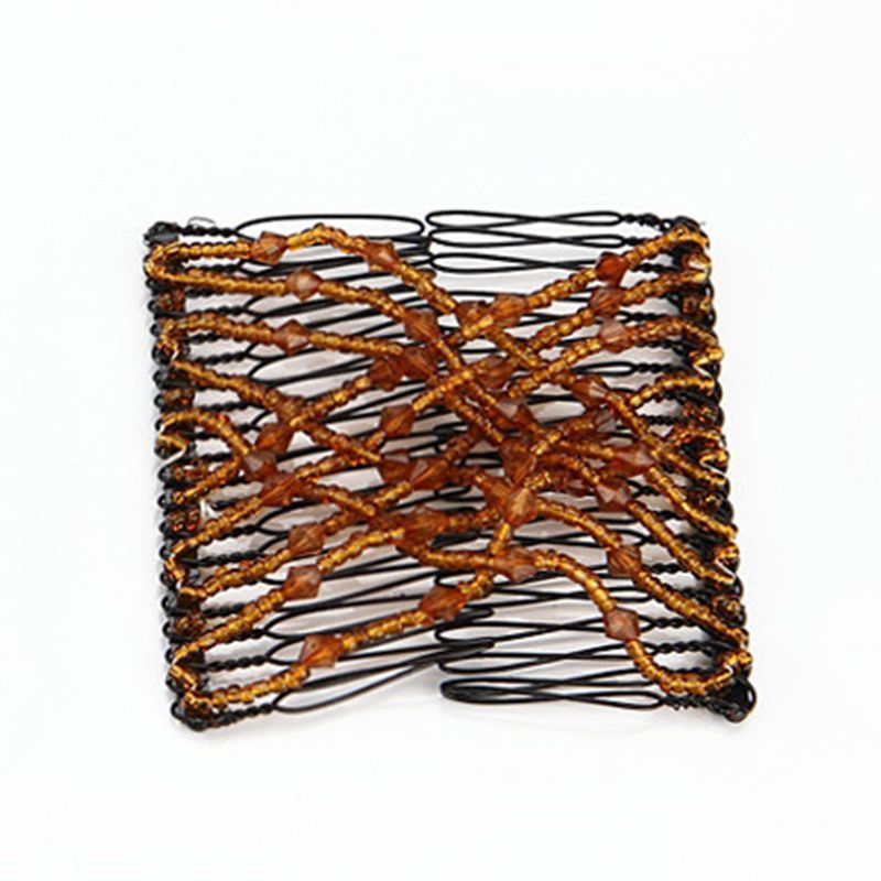 Vsestranski glavnik za vstavljanje kristalnih perlic, naprava z diskom iz čarobne žice, glavnik za oblikovanje las z mrežico_voghion.com