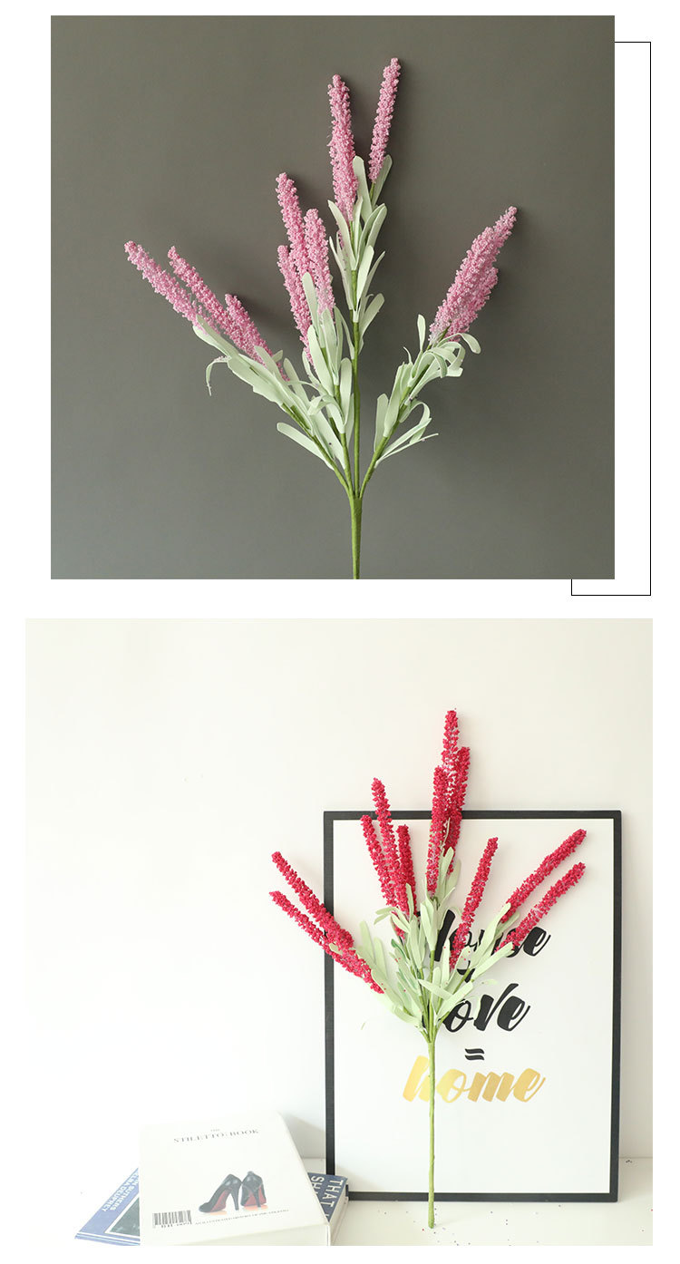 12 fiori di lavanda in schiuma PE di Provenza forniture per matrimoni fiori finti decorazione fiori finti_voghion.com