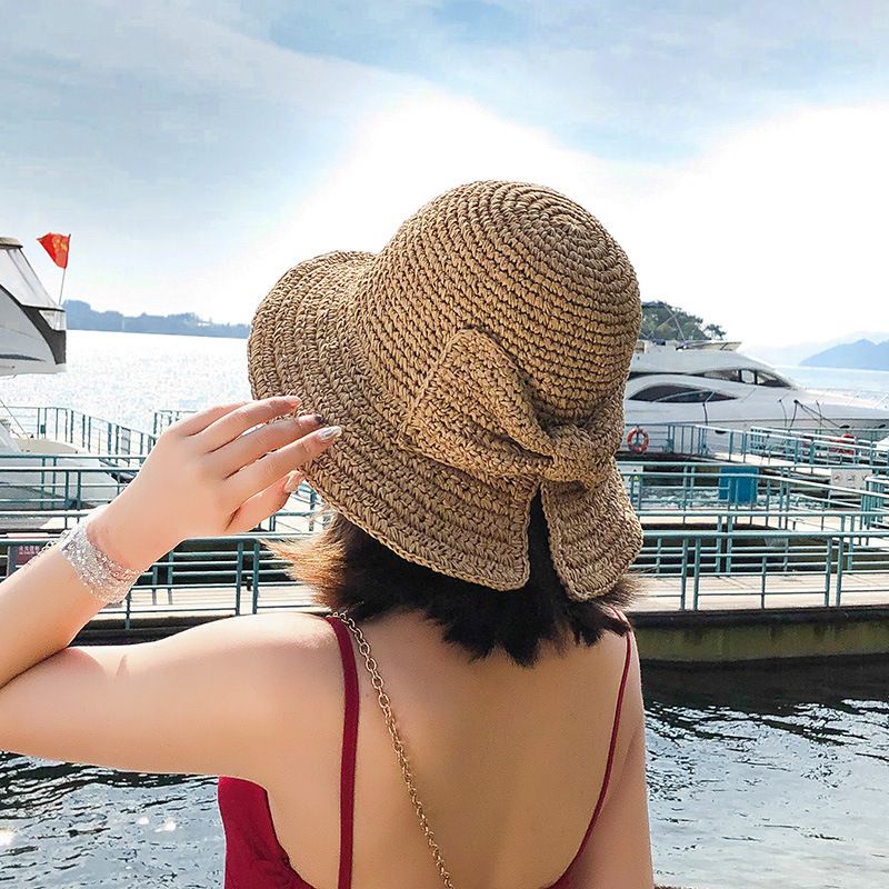 Fashion Beach 2024 Női divat nyári szalmakalapok napellenző Panama Fedoras női kalap_voghion.com