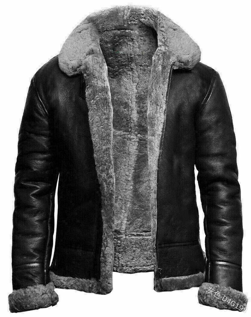 2023 Herren Top Pelz Einteilige verdickte Pelzjacke Pelzjacke_voghion.com