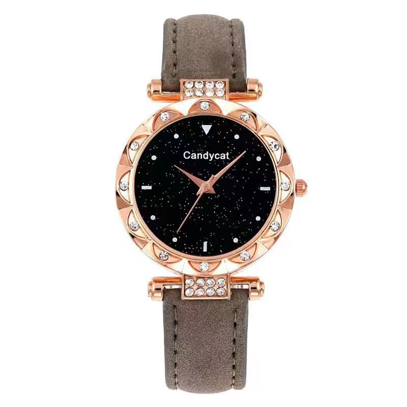 Starry Sky Watch Women's Fashion Trend Simple Women's Watch Student Two-piece Gift Watch Daily Commuter Casual Birthday Valentine's Day Gift_voghion.com