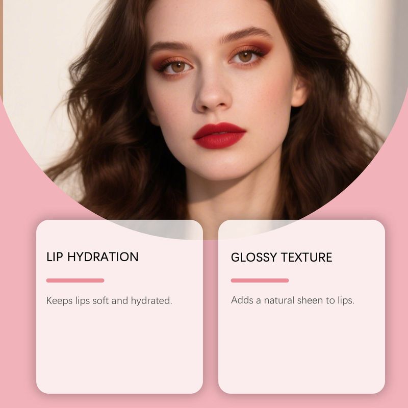 Zephoco Coconut Lip Oil Gentle Moisturizing For Dry Lips Hydrating And Shiny Care_voghion.com