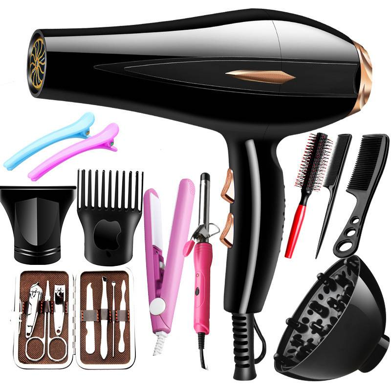Set completo di accessori per asciugacapelli, possibilità di scegliere liberamente tra numerosi accessori per asciugacapelli domestici di diverse dimensioni e potenze_voghion.com