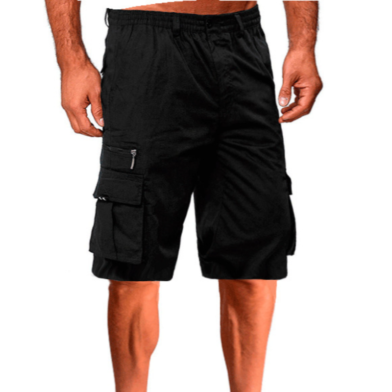 Men's Cargo Shorts With Multiple Pockets - Breathable Polyester Outdoor Casual Shorts For Summer, Loose Fit Workout Shorts (Sizes M-3XL)_voghion.com