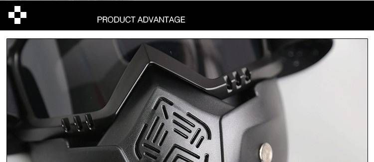 Retro Motorcycle Goggles – UV Protection, Anti-Fog, Interchangeable Lenses For Off-Road Riding, Snow Sports & Outdoor Adventures (Unisex)_voghion.com