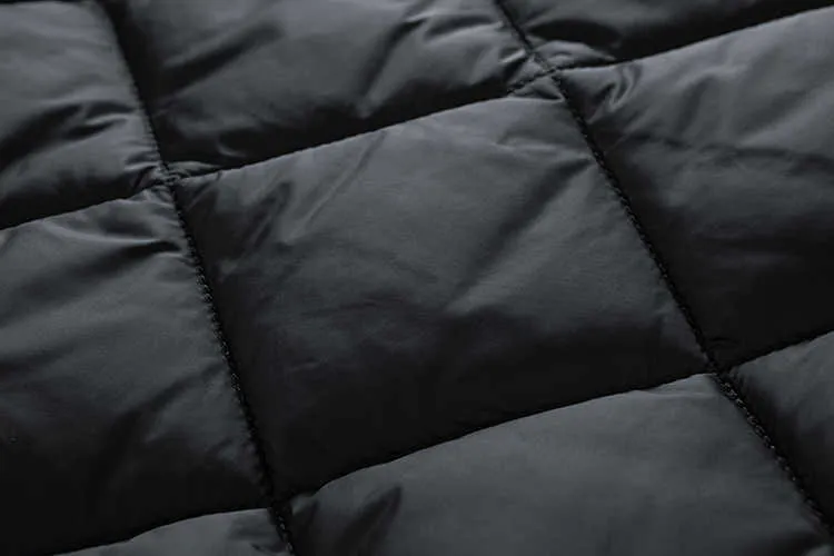 Vestes pour hommes mode hiver automne Parkas coupe-vent épais chaud veste à carreaux manteau couleur unie en plein air T221017_voghion.com