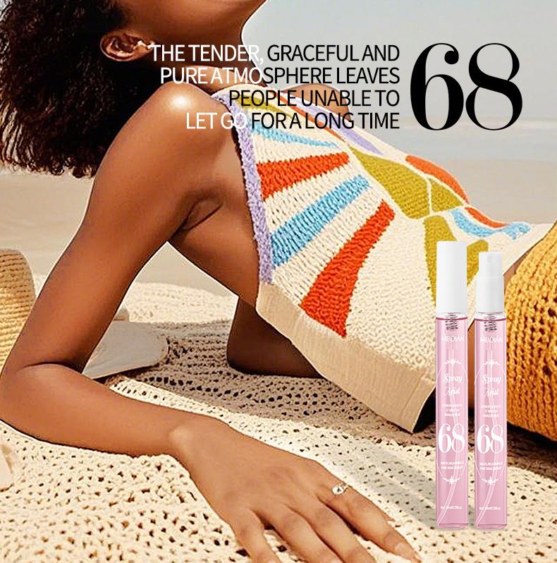 Coffret de parfums sans alcool - Parfums numériques inspirés de la plage, 5 kits de voyage de 10 ml au parfum longue durée_voghion.com