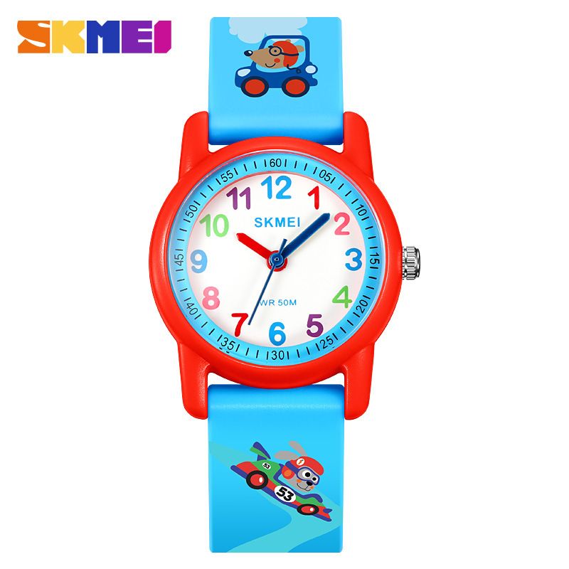 Timeless Beauty Student Edition Children's Waterproof Quartz Watch Ins Style Boys Girls Colorful Cartoon Wristwatch_voghion.com