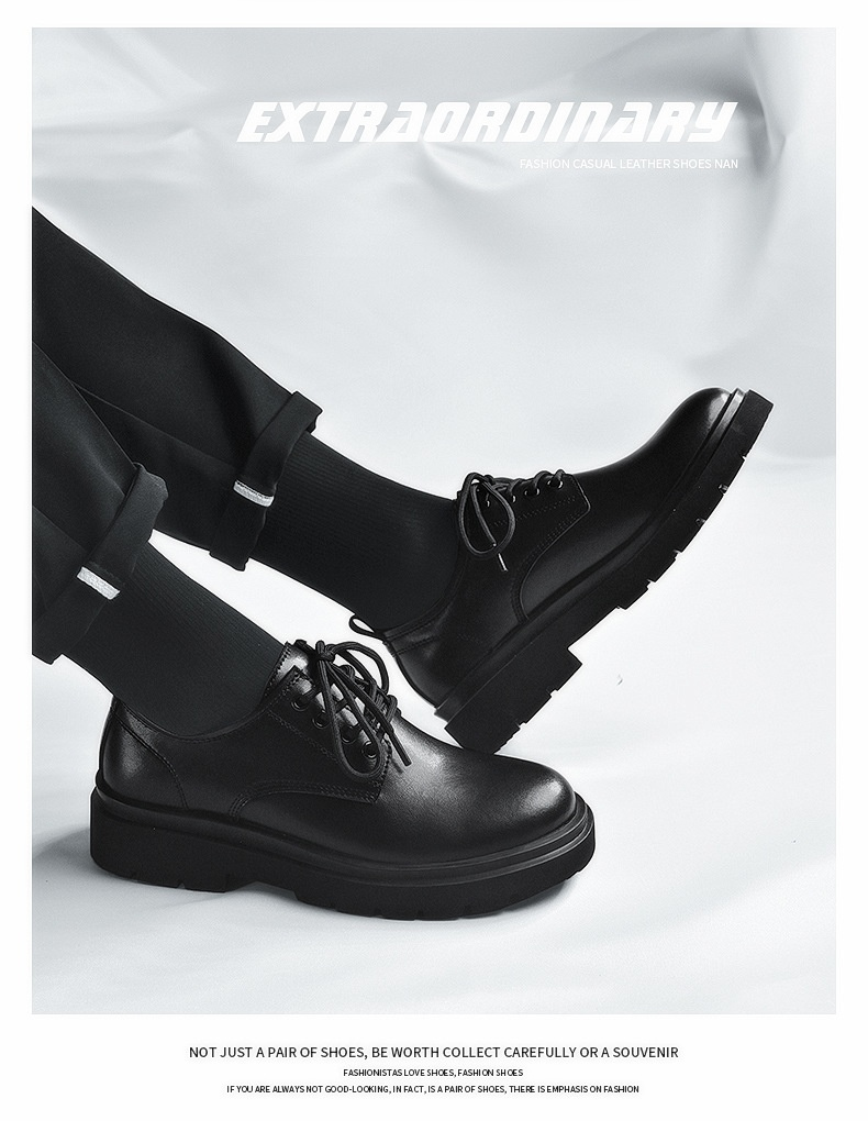 Menn Derby Oxford Patent Leather Semsket skinn Komfortabelt snøring kontorfottøy_voghion.com