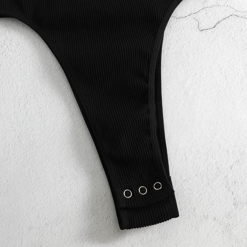 Yoga fileté en forme de I gilet une pièce slips serrés sous-vêtements Yoga Shapewear vêtements de Yoga Sexy_voghion.com