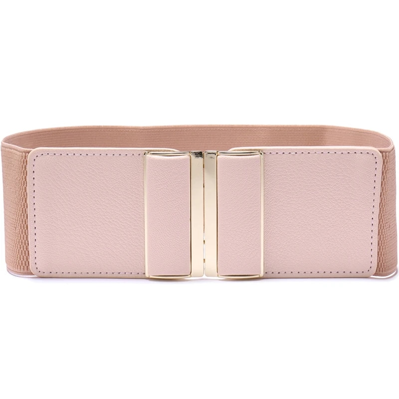 HOT Womens Belt Elastic Stretch Cinch Lady Cummerband Plus Size Girls Waistband Waist Seal 7.5cm Wide_voghion.com