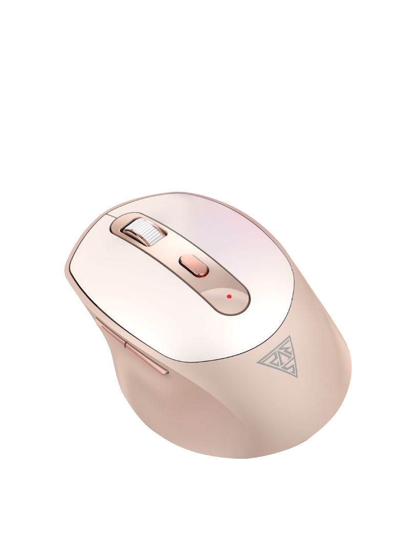 Souris sans fil Bluetooth Jingdi M20, double mode, clic silencieux, rechargeable, ergonomique, pour ordinateur portable (1600 DPI, 6 boutons, portée de 10 m)_voghion.com