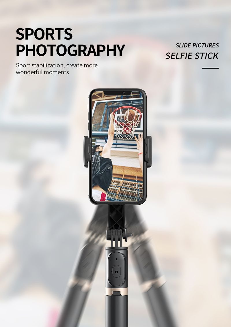Handheld zelfontspanner paal pan tilt camera tracking anti-shake stabilisator live-uitzending artefact rek vlog_voghion.com