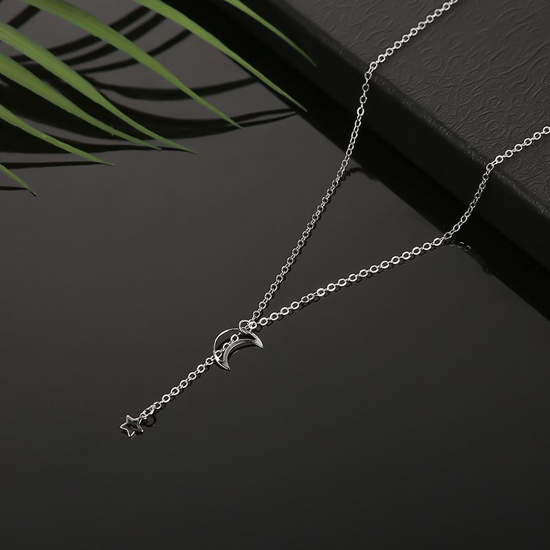 Jewelry Moon Desire Star Necklace Pendant_voghion.com