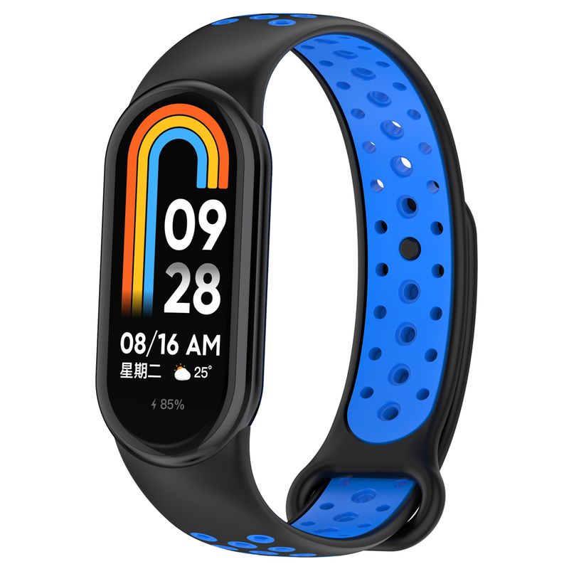 Soft Silicone Strap For Xiaomi Mi Band 9 8 Breathable Sport Bracelet Wristband Belt For MiBand 9 Miband8 Replacement Watchband_voghion.com