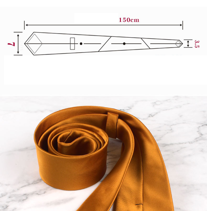 Unisex høj skudtæthed polyester ren farve slips herre festtøj håndlavet 7 cm sort sølvgrå marineblå vinrødt slips_voghion.com