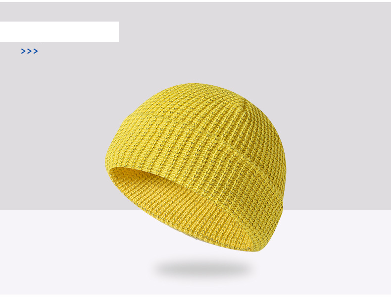Unisex Nuetsreflektiv Seidstrickmütz Wanter Outdoor-Sportreflektivmütz Lafmütz Perséinlechkeetswarnmütz Melonmütz_voghion.com