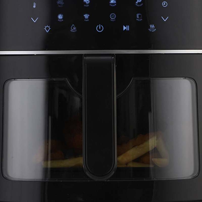 Upany 10-in-1-Heißluftfritteuse, 6,5 l, 360°-Hochgeschwindigkeits-Luftzirkulation, ölfrei und gesünder, großer Touchscreen, einfach und leicht zu bedienen_voghion.com