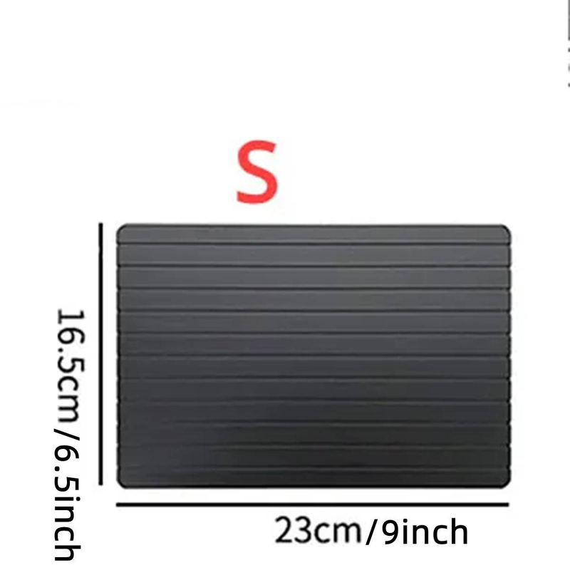 1 Stück Schnellauftauplatte aus Aluminiumlegierung, Auftauplatte für Rindfleisch und Meeresfrüchte, Schneidebrett zum Auftauen von Tiefkühlkost, Fisch und Fleisch_voghion.com