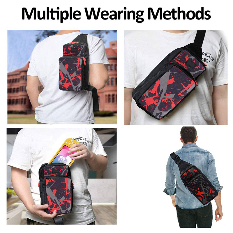 Süße Reisetasche von Byteuni für Ninten-do Switch/Lite/OLED/Steam Deck für NS SD-Konsolendock, Joy-Cons-Zubehöraufbewahrung, Ladedock, Joy-Cons_voghion.com