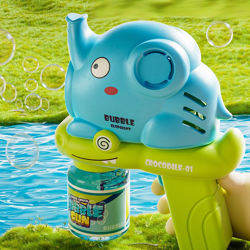 Capybara Bubble Gun - Handheld Electric Bubble Blower For Kids With Automatic Bubble Maker_voghion.com