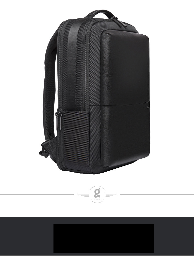 BANGE Backpack Men's Casual Business Travel Computer Backpack Large Capacity Student Backpack_voghion.com
