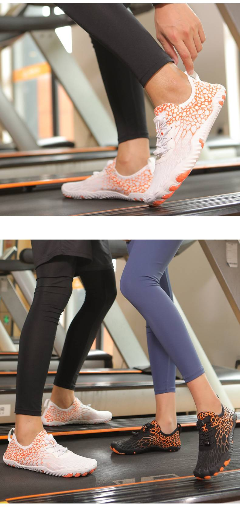 Scarpe da acqua a piedi nudi per uomo e donna - Design a cinque dita ad asciugatura rapida | Suola in gomma antiscivolo | Yoga, spiaggia e trail running (diversi colori e taglie)_voghion.com