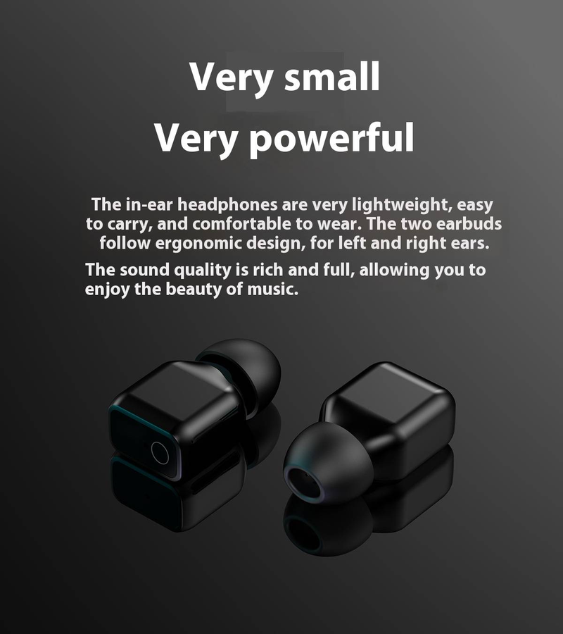 F36 Smartwatch With Bluetooth Earbuds 2-in-1, Fitness Tracker With Heart Rate Monitor, Step Counter, NFC, Sleep Tracking_voghion.com