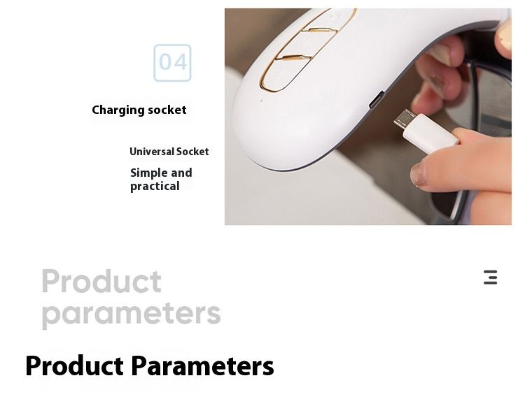 Neck Massager – 4-Node EMS Pulse Therapy With Heating, Rechargeable Cervical Relief For Shoulder & Back Pain (White)_voghion.com