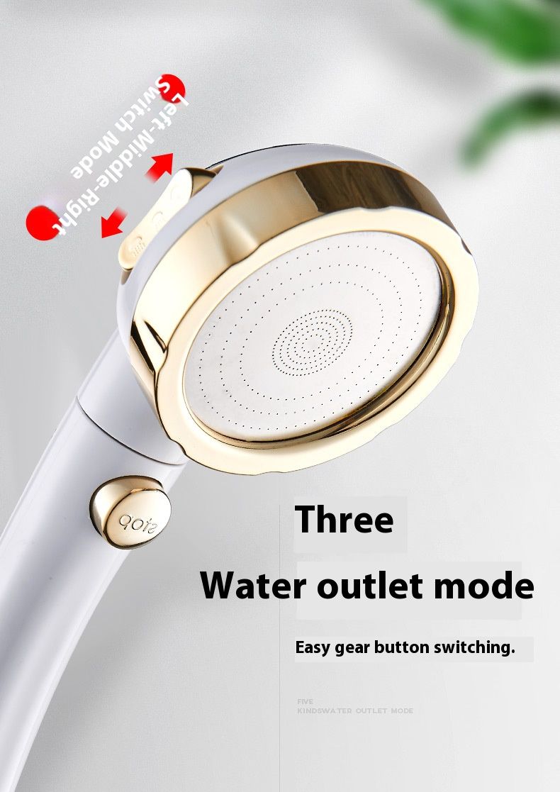 Premium handdouchekop – 3-standen hogedruksproeier met ABS-behuizing, regen-/nevel-/automatische vulfunctie, universele pasvorm voor badkamers_voghion.com
