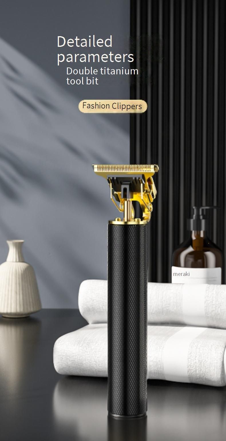 Tondeuse à cheveux professionnelle sans fil pour homme : chargement rapide USB-C, lame réglable, moteur silencieux (36 dB), tête lavable, étanche et amovible._voghion.com
