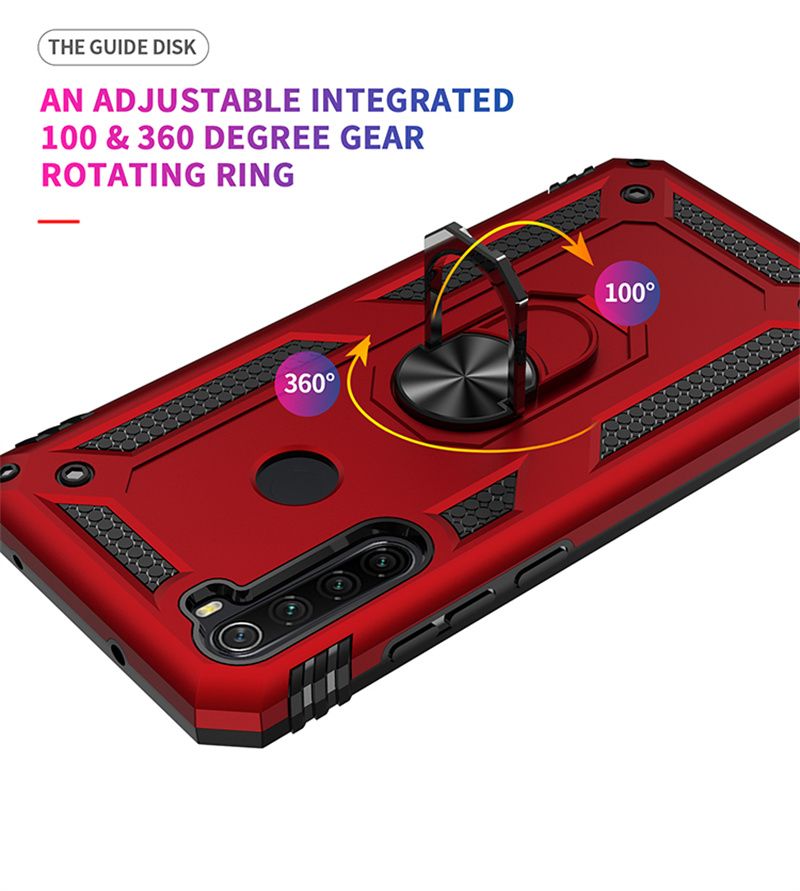 For Xiaomi Redmi Note 8T 7 8 Pro Case Luxury Armor Shockproof Phone Case For Redmi 7 8 7A 8A Car Magnetic Ring Holder Back Cover_voghion.com
