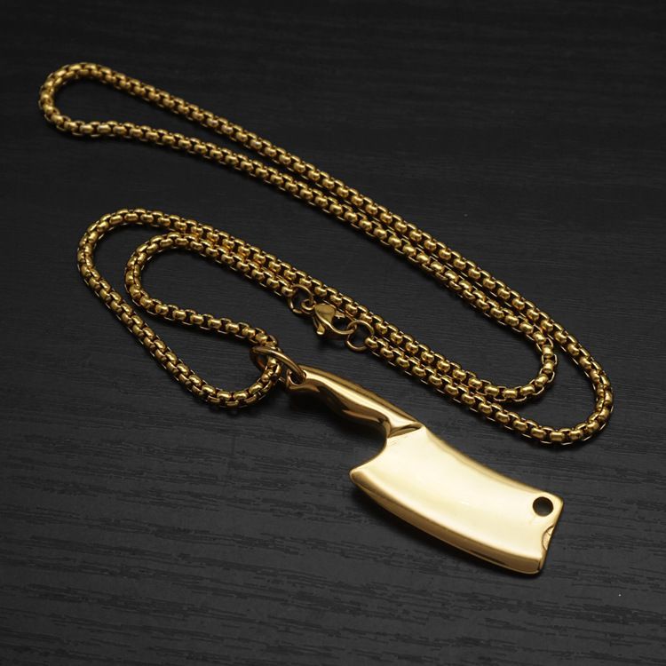 Halsketten, Accessoires, trendige Marken, vielseitig und hochwertig für Männer. Geburtstagsgeschenk für den Freund. Kreatives Küchenmesser_voghion.com