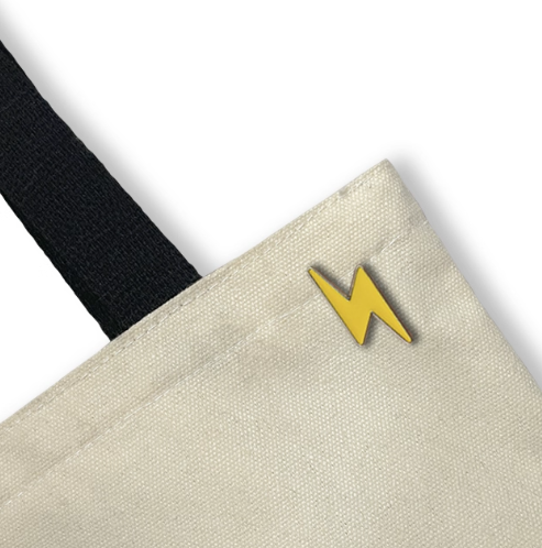 Spilla a forma di fulmine, distintivo carino, scollatura personalizzata, fibbia anti-ossidazione, astuccio per matite, decorazione per borsa, piccola fibbia, spilla, accessori_voghion.com