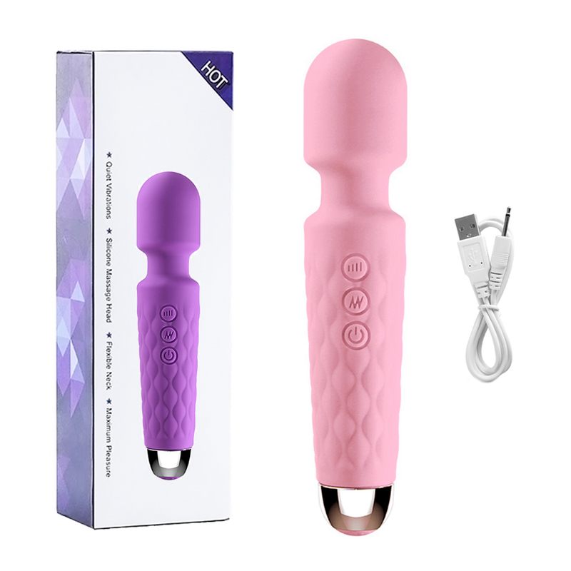 20 Speed Powerful Vibration Av Magic Wand Clitoral Stimulation Massage Masturbator Dildo Vibrator Adult Sex Toys_voghion.com