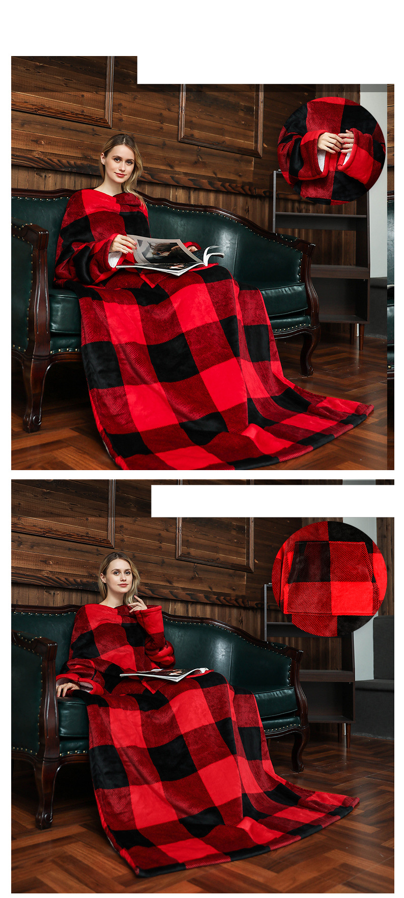 Women's wear thick home casual lazy clothes_voghion.com