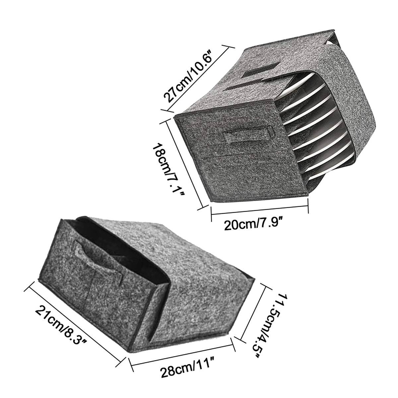 Mehrzweck-Filzträger für Essutensilien mit Magic Tape-Verschluss_voghion.com