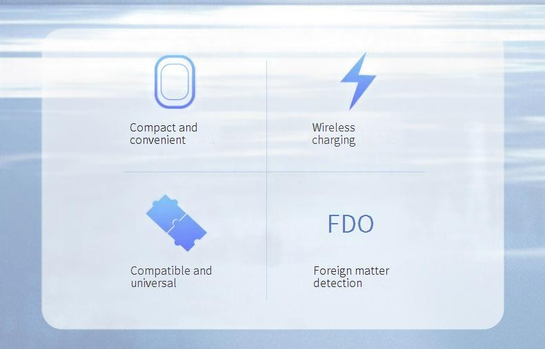 Wireless Charger, Qi-Certified Fast Charging Pad, White Minimalist Design, Compatible With IPhone & Qi-Enabled Devices_voghion.com