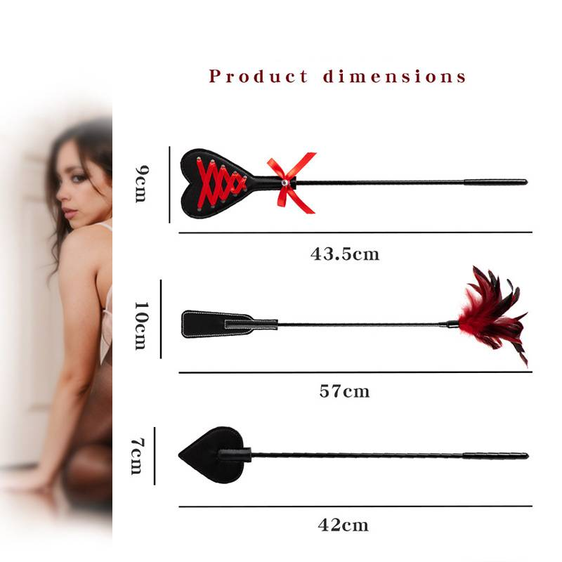 Whip Flogger Paddle PU Leather SM Starter Kit Fetish Sex Toys Flogger Spanking Sex Set Bondage Paddle Sm Training_voghion.com