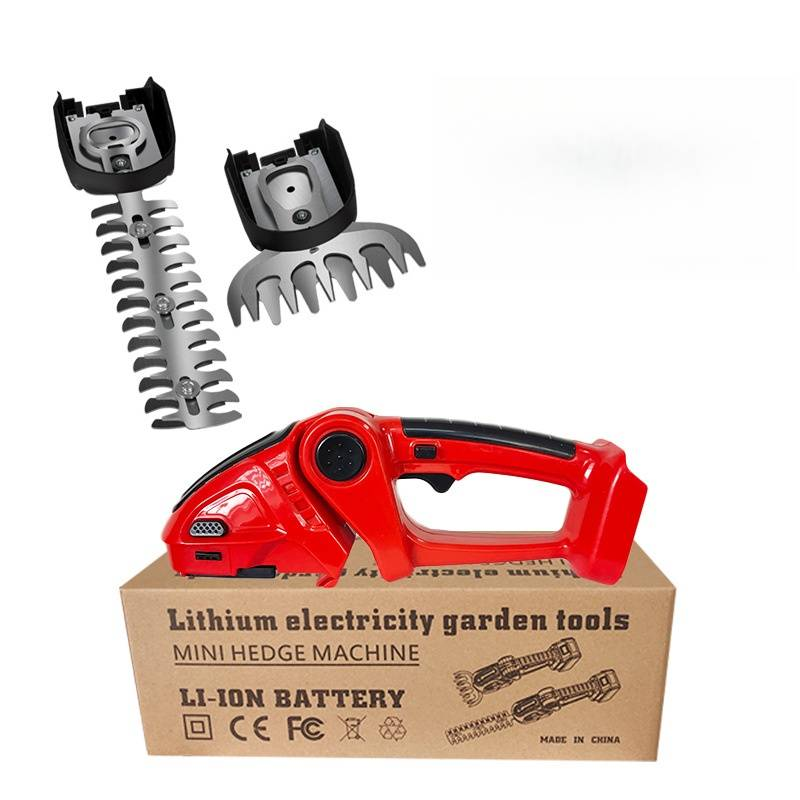 24V Cordless Electric Hedge Trimmer, Lightweight Single-Hand Operation For Home Garden Shrubbery, Grass & Branch Cutting_voghion.com