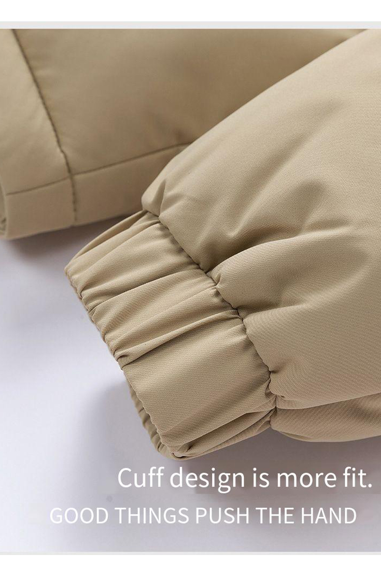 Modische, lässige Daunenjacke mit Kapuze für warme, winddichte und kältebeständige Baumwollkleidung_voghion.com