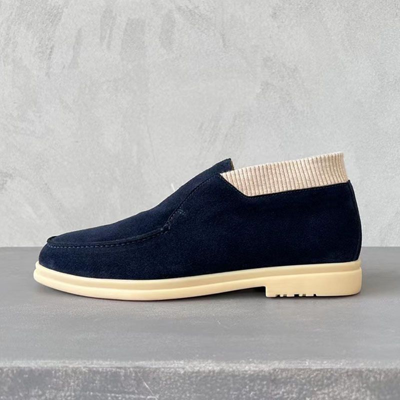 Erkekler İçin Yeni Stil Yeni Slip-On Loafer'lar, Düz, Şık, Günlük, Çok Yönlü, Hafif ve Rahat Ayakkabılar_voghion.com