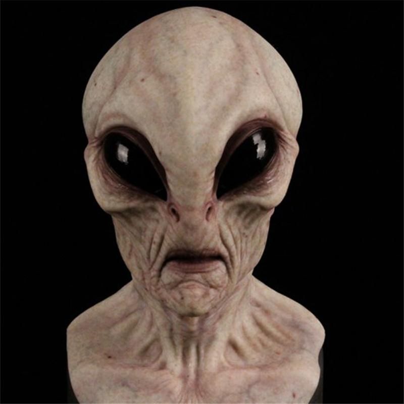 Halloween onafhankelijke station explosie buitenaards masker hoofddeksel horror masker UFO ruimte rekwisieten perifere_voghion.com