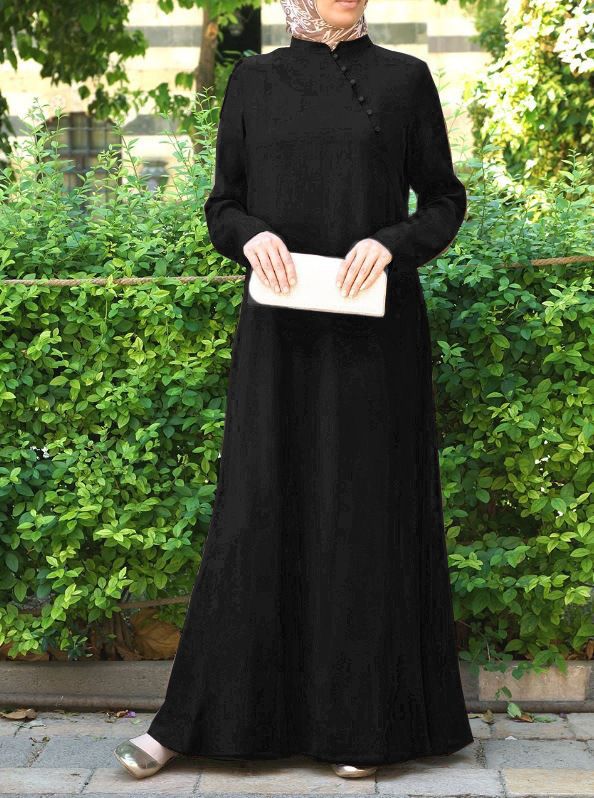 Women's Clothing Muslim Women's Robe Conservative Ladies Long Dress_voghion.com