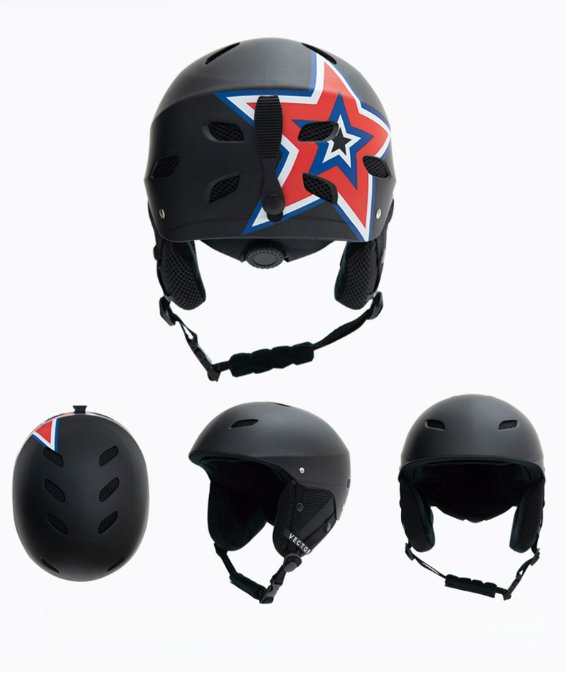 VECTOR Ski Women, Breathable Anti Collision Skiing Equipment For Adults, Men's Protective And Warm Snow Helmet_voghion.com