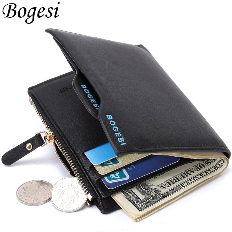 836 AE Herren Neue Kartenhalter Kurze Brieftasche Männer Geldbörse Reißverschlusstasche_voghion.com
