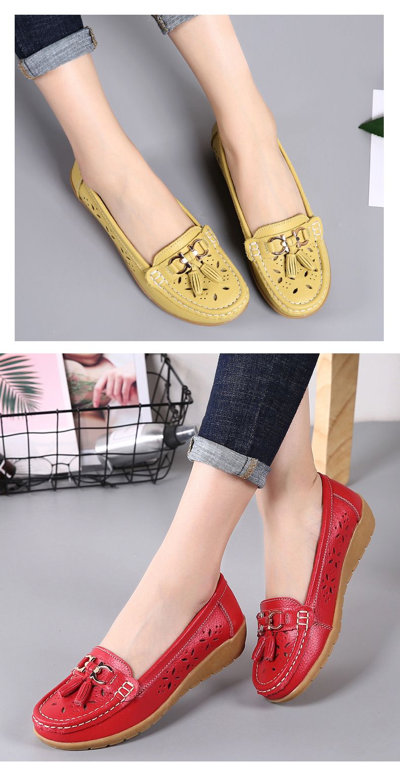 Doudou weibliche Mutter Schuhe faule Schuhe Damenschuhe Damen Casual Single Schuhe_voghion.com