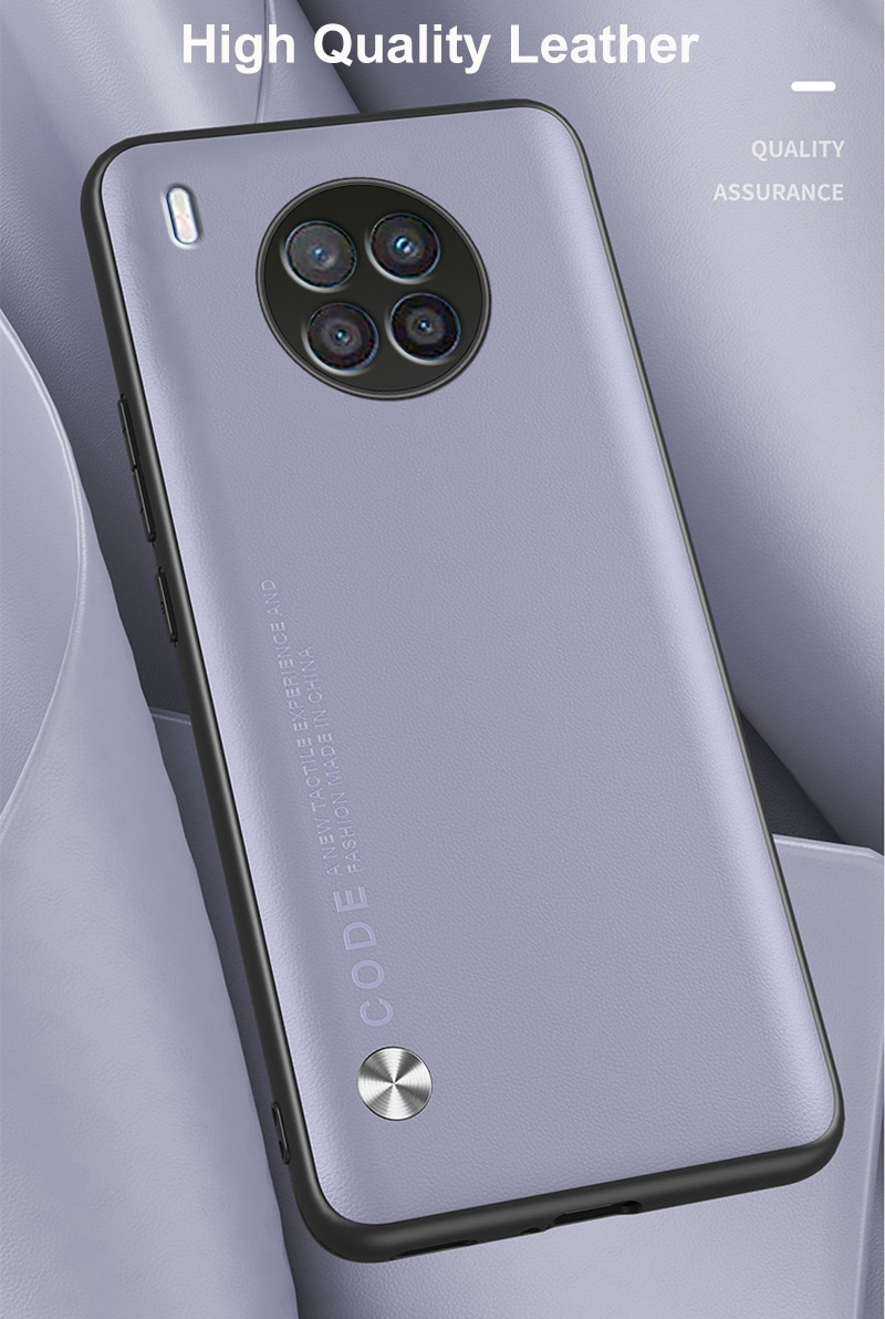 Huawei Nova 8i 8i luksusa PU ādas maciņš Honor 50 Lite 50Lite pārvalkam matēts silikona triecienizturīgs tālrunis_voghion.com