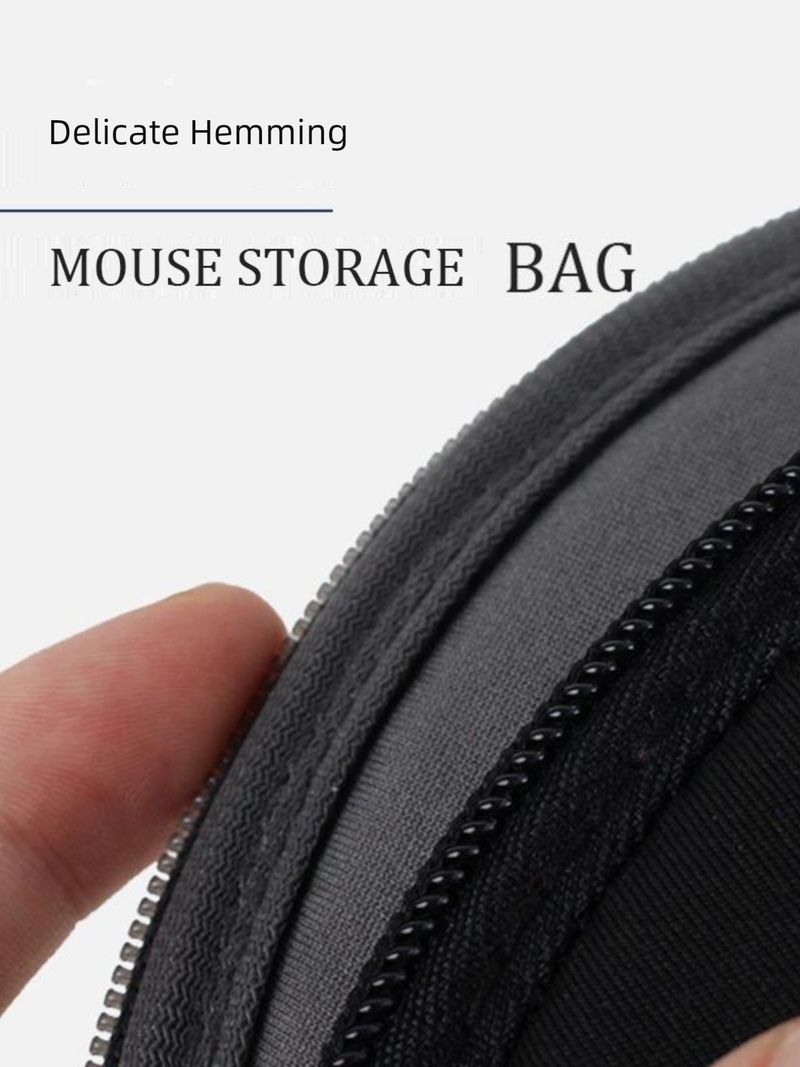 Unbeatable Quality Multifunctional Zipper Mouse Mat Laptop Peripheral Accessories Computer Cable Package_voghion.com