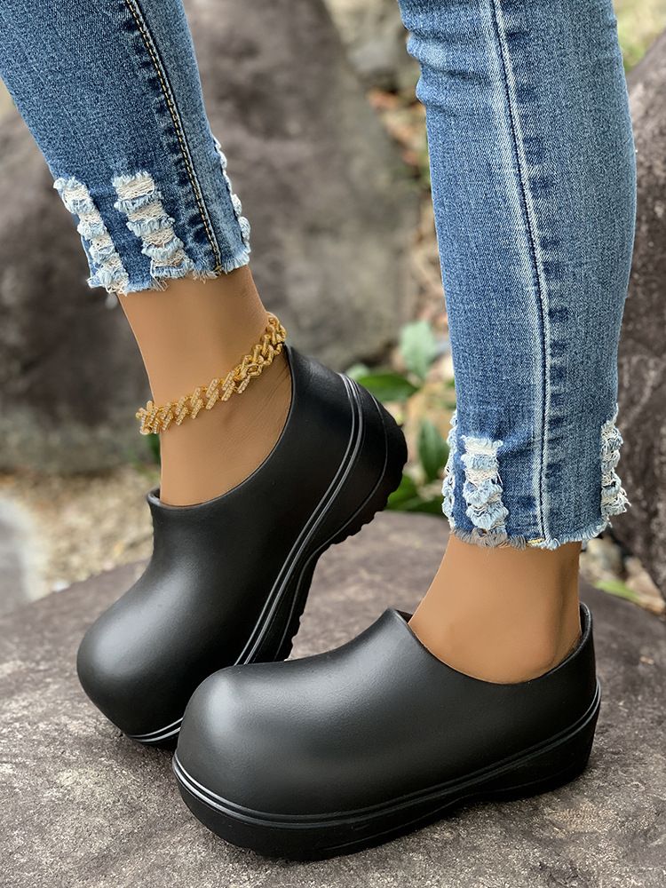 Scarpe da donna alla moda, morbide, con suola spessa, scarpe casual estive, grandi dimensioni, scarpe casual da esterno con punta grande_voghion.com